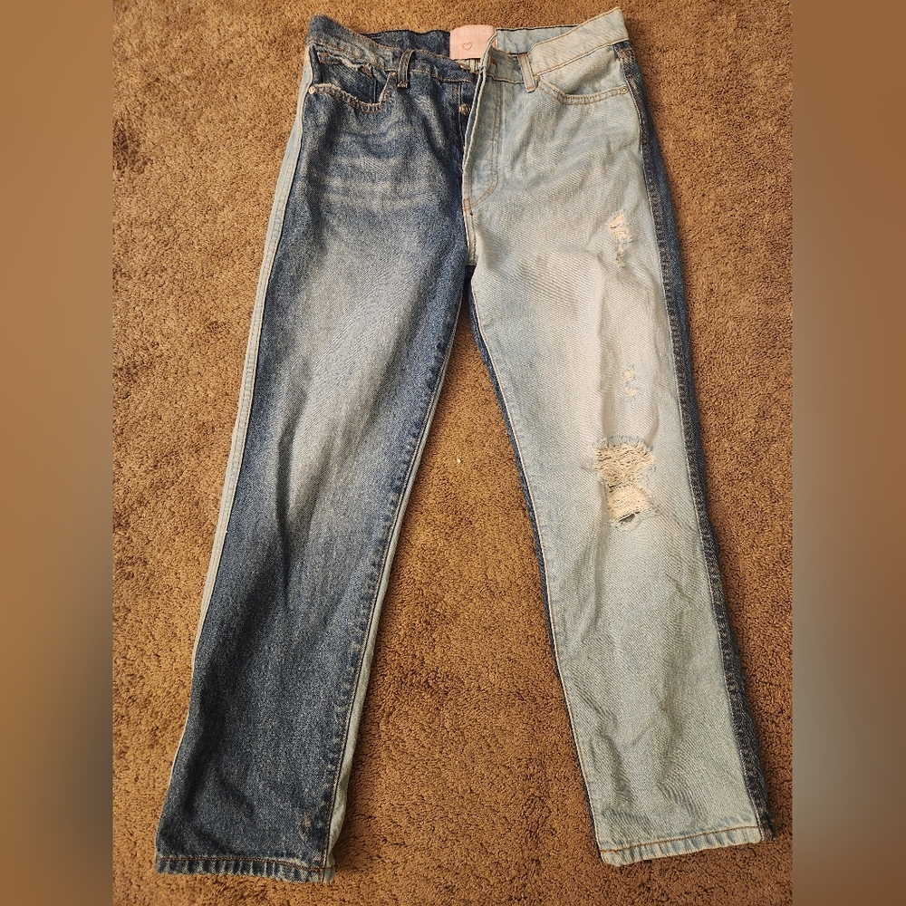REVICE Blue Division Dream Fit Straight Leg Jeans Size 29